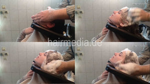 390 Tatjana hair ear and face by barber 2nd cam 23 min HD video for download