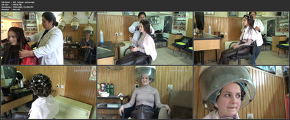 390 Tatjana wet set earprotected and haircut 12 min HD video for download