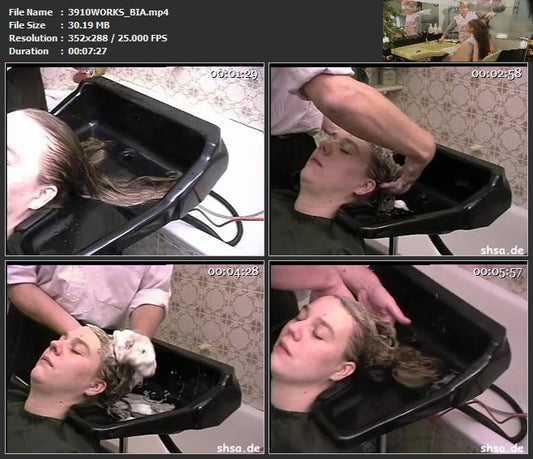 3910 home workshop backward mobile sink shampooing