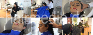 391 Mirsada by barber pampering backward salon shampooing hair wash and scalp massage