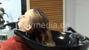 392 Chiara 1 by JessicaR Zoya controlled backward black bowl hairwashing