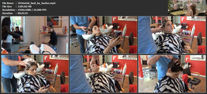 393 AstridV Smombie by barber backard bowl hairwashing