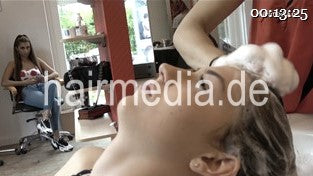 393 LeaS by Marinela Zoya controlled backward salon shampoo and  hairwashing