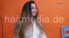 Load image into Gallery viewer, 396 Alejandra long hair shampoo and blow out long hair, spanish soundtrack Cam 2 and outtakes