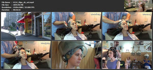4114 Olga barber shampoo and wet set