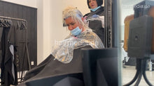 Charger l&#39;image dans la galerie, 4116 Lilly bleaching selfie by headscarfe barberette Lilly coloring and bleaching