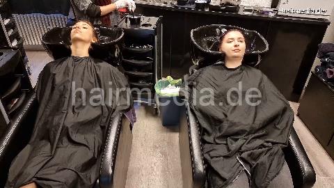 4116 Geraldine going pink Part 2 at the shampoostation