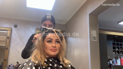 4117 Judy 1021 highlighting Part 1 bleaching by barberette Hamburg