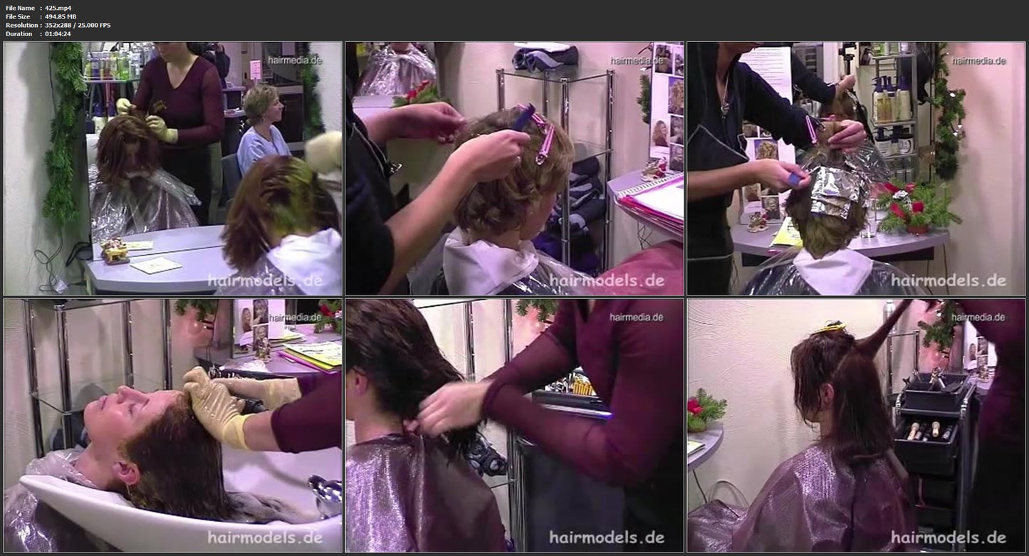 425 Straelen twin coloring and highlights 64 min video for download