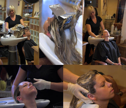 460 Petra 2 shampooing by barberette in gloves