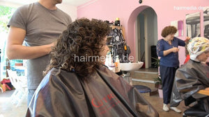 7202 Ukrainian hairdresser in Berlin 220515 4th 6 teen perm process and finish