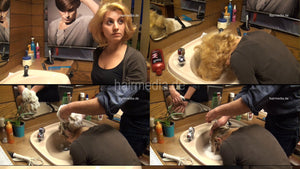 526 SamanthaSS by barber strong wash forward fresh styled blonde hair