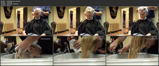 526 Barberette NadineD upright hairwash by barber cam 2 HD-Video for download