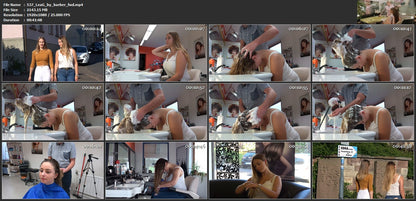 537 LeaG Fulda long blonde hair by barber foward wash TRAILER
