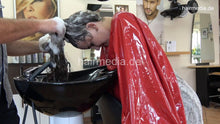 Load image into Gallery viewer, 539 10 KseniaK forward over backward bowl shampoo by barber