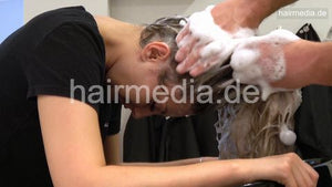539 09 MajaS forward over backward bowl shampoo by barber
