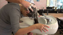 Load image into Gallery viewer, 539 12 Paulina forward shampoo over backward salon shampoostation by barber