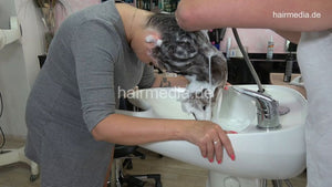 539 13 Paulina forward shampoo hair ear and face over backward salon shampoostation by barberette
