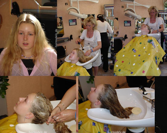 605 Hannover Teen shampoo wet set 30 min video and 150 pictures for download
