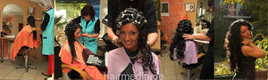 6076 MalwinaP XXL hair wet set by barberette in rollers