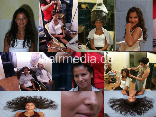 6090 Naomi shampoo and wet set complete 150 pictures for download