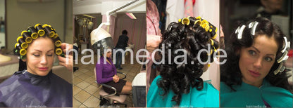 6115 MelissaHae and Oxana shampoo and old fashioned wet set complete