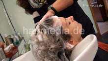 Load image into Gallery viewer, 6135 AlexandraL 1 backward strong wash salon shampoo by mature shampooist