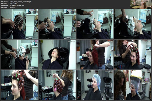 6197 Hairdream4you Jara Curlers Hairnet foamperm 40 min video for download