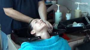 6212 DunjaN 2nd 1 backward hair face and ear wash by barber