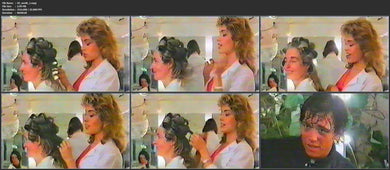 69 Italy med 1980s med6 salon scene blonde barberette in apron