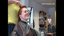 Load image into Gallery viewer, 7202 Ukrainian hairdresser in Berlin 220515 6th 2 perm redhead Zoya controlled