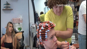 7202 Ukrainian hairdresser in Berlin 220515 6th 2 perm redhead Zoya controlled