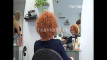 Laden Sie das Bild in den Galerie-Viewer, 7202 Ukrainian hairdresser in Berlin 220515 6th 3 perm redhead Zoya controlled