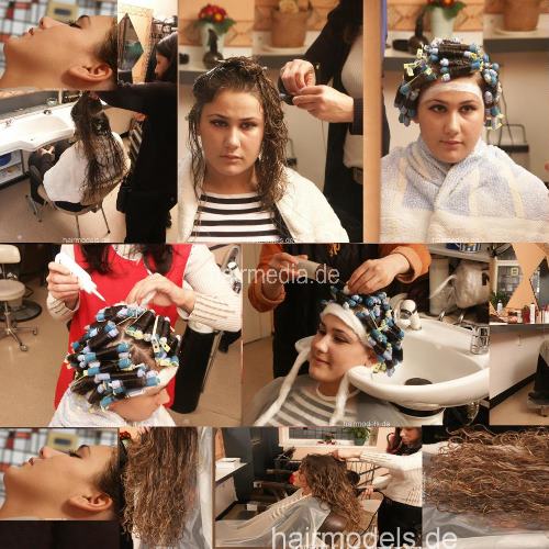 7003 Niluefer teen wash and perm complete 28 min video + 160 pictures DVD