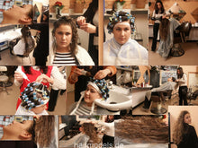 Load image into Gallery viewer, 7003 Niluefer teen wash and perm complete 28 min video + 160 pictures DVD