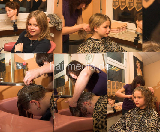 7031 young girl perm complete 100 pictures for download