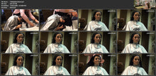 Cargar imagen en el visor de la galería, 7068 1 JuliaW forward wash thick hair salon shampoooing by mature barberette