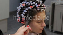 Charger l&#39;image dans la galerie, 7200 Valentina long hair complete perm by Ukrainian master barberette