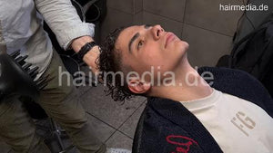 2015 Daniel youngman Ukrainian perm Part 3 haircut and blowout by barber