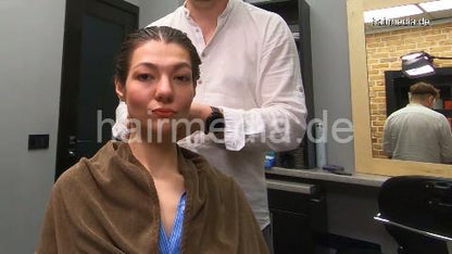 7200 longshirt lady 1 backward shampoo by barber chaircam