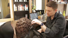 Cargar imagen en el visor de la galería, 7200 Ukrainian lady 3 post perm haircut by Ukrainian barber