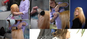 470 Julia and Soraya thick hair sisters shampoo session and bleaching
