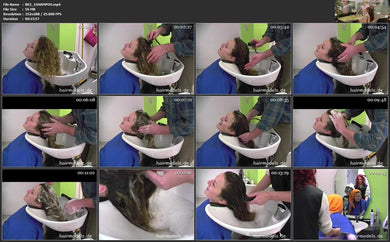 803 KristinR teen 1 backward wash by barber 16 min video for download