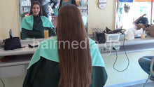 Load image into Gallery viewer, 8043 1 dry cut long hair trim on dry hair in Frankfurt, Germany
