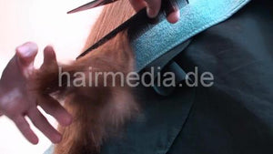 8043 1 dry cut long hair trim on dry hair in Frankfurt, Germany