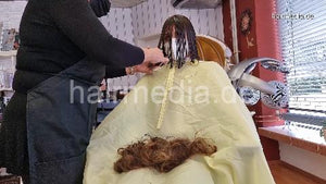 8158 MarieM 2105 3 haircut in large yellowcape tie closure