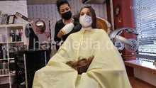 Load image into Gallery viewer, 8158 MarieM 2105 3 haircut in large yellowcape tie closure