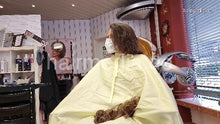 将图片加载到图库查看器，8158 MarieM 2105 3 haircut in large yellowcape tie closure