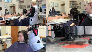 8159 MelanieC 2 haircut vintage salon RSK apron barberette