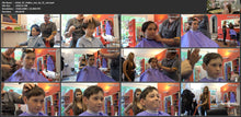 Laden Sie das Bild in den Galerie-Viewer, 8160 07 young boy Zoya in Leatherpants controlled haircut